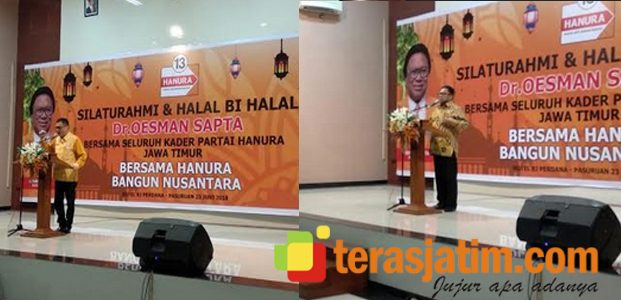 Ketua Umum Hanura Silaturahmi dan Halal Bi Halal dengan Kader se-Jatim Ketua Umum Hanura Silaturahmi dan Halal Bi Halal dengan Kader se-Jatim