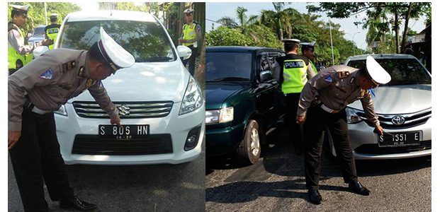 Polisi Bojonegoro Tindak Tegas Kendaraan Yang Memakai Plat Nomor