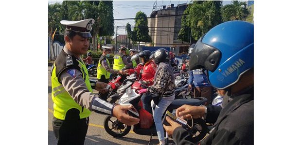 2 Jam Gelar Operasi, Satlantas Polresta Kediri Tilang 155 Pengendara 2 Jam Gelar Operasi, Satlantas Polresta Kediri Tilang 155 Pengendara