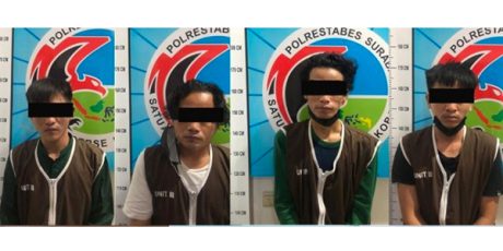 4 Pengedar Sabu asal Surabaya dan Gresik Dicokok Polisi