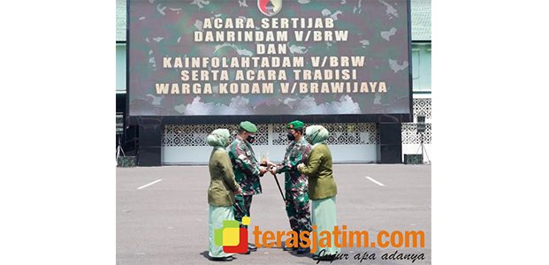 Pangdam Brawijaya Pimpin Sertijab 4 Perwira Berpangkat Kolonel