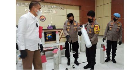 Jual Tabung Oksigen Melebihi HET, Kakak Beradik di Sidoarjo Ditangkap