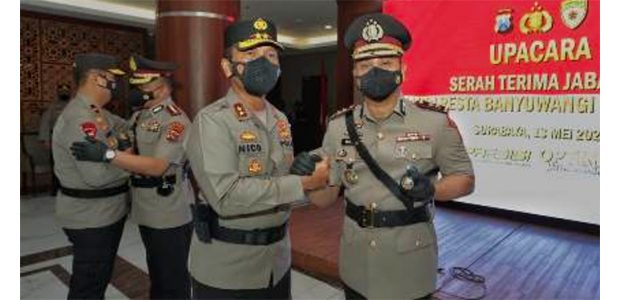 Kombes Nasrun Promosi ke Polda NTB, AKBP Deddy Foury Millewa Jabat Kapolresta Banyuwangi Kombes Nasrun Promosi ke Polda NTB, AKBP Deddy Foury Millewa Jabat Kapolresta Banyuwangi