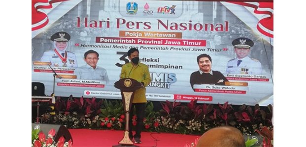 Peringati HPN, Pokja Wartawan Pemprov Jatim Gelar Diskusi 3 Tahun Kepemimpinan Khofifah-Emil Peringati HPN, Pokja Wartawan Pemprov Jatim Gelar Diskusi 3 Tahun Kepemimpinan Khofifah-Emil