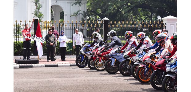 Presiden Terima Para Pembalap MotoGP di Istana Merdeka Presiden Terima Para Pembalap MotoGP di Istana Merdeka