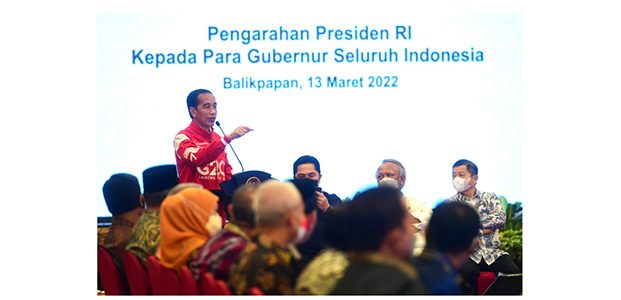 Presiden Beri Arahan Para Gubernur se-Indonesia Terkait Penanganan Covid Hingga APBD