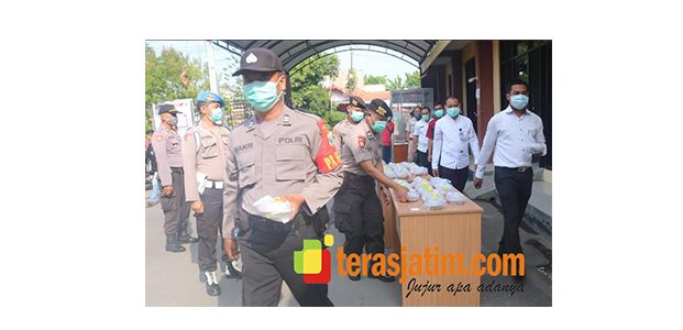 Agar Bugar, Personel Polres Bojonegoro Dijatah Extra Fooding Agar Bugar, Personel Polres Bojonegoro Dijatah Extra Fooding