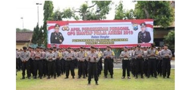 Amankan Pilkades Serentak, Polres Jombang Turunkan 424 Personilnya Amankan Pilkades Serentak, Polres Jombang Turunkan 424 Personilnya