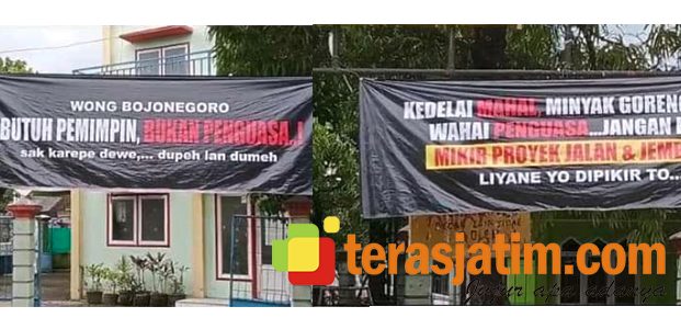 Muncul Banner Curhat, Sekaligus Sindir ‘Penguasa’ Bojonegoro Muncul Banner Curhat, Sekaligus Sindir ‘Penguasa’ Bojonegoro