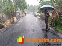 Baru Selesai Digarap, Wabup Bojonegoro Temukan Jalan BKD di Bakulan Temayang Rusak