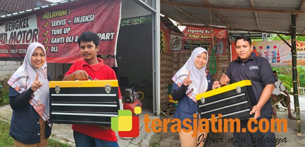 Yayasan AHM Beri Bantuan Peralatan ke Bengkel Milik Alumni SMK Binaan MPM Honda Jatim Yayasan AHM Beri Bantuan Peralatan ke Bengkel Milik Alumni SMK Binaan MPM Honda Jatim