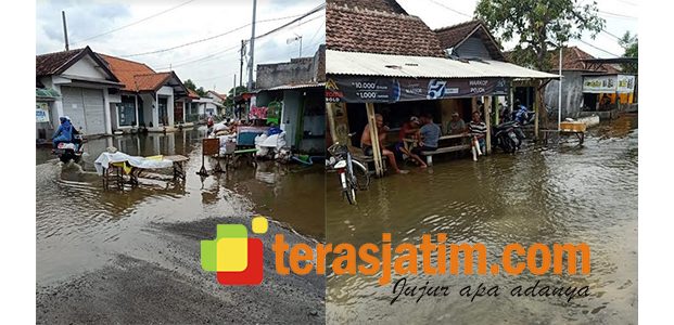 Banjir di Kedung Banteng Sidoarjo Tak Kunjung Surut, Perekonomian Warga Terhambat