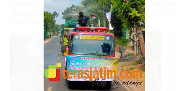 Banyak Pemudik Datang dari Zona Merah, Wilayah Pantura Lamongan Disemprot Disinfektan Banyak Pemudik Datang dari Zona Merah, Wilayah Pantura Lamongan Disemprot Disinfektan