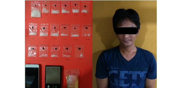Bekuk Pengedar Narkoba, Polisi Mojokerto Kota Amankan 15,52 Gram Sabu