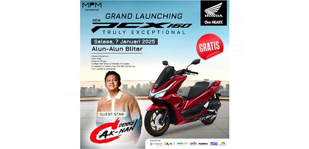 Warga Blitar, Yuk Serbu Launching New Honda PCX160 Bareng Deny Cak Nan! Warga Blitar, Yuk Serbu Launching New Honda PCX160 Bareng Deny Cak Nan!