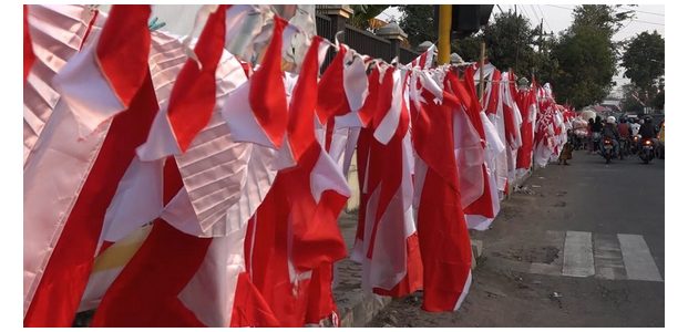 Dampak Corona, Penjualan Bendera Agustusan Sepi Pembeli Dampak Corona, Penjualan Bendera Agustusan Sepi Pembeli