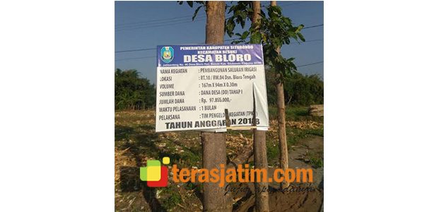 Dinilai Menyimpang, Proyek Saluran Irigasi di Bloro Situbondo Dilaporkan ke Inspektorat Dinilai Menyimpang, Proyek Saluran Irigasi di Bloro Situbondo Dilaporkan ke Inspektorat