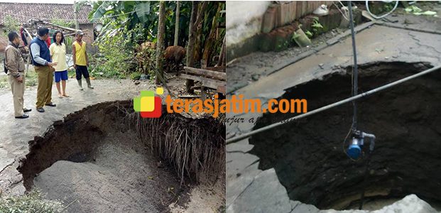 Fenomena ‘Lemah Ambles’ Terjadi di Puncu Kediri Fenomena ‘Lemah Ambles’ Terjadi di Puncu Kediri