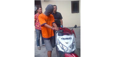 Gondol Motor Mantan Pacar, Pria asal Padas Ngawi Ditangkap Polisi