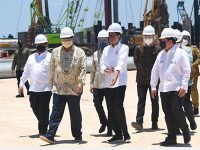 Kunjungi Gresik, Presiden Hadiri Groundbreaking Pembangunan Smelter PT. Freeport Indonesia