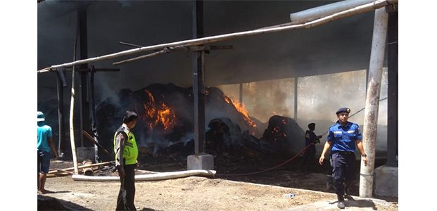 Gudang Penggilingan Tebu di Ngaglik Blitar, Kembali Terbakar Gudang Penggilingan Tebu di Ngaglik Blitar, Kembali Terbakar