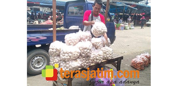 Harga Bawang Putih Melonjak, Omzet Pedagang di Pasar Tradisional Turun Drastis Harga Bawang Putih Melonjak, Omzet Pedagang di Pasar Tradisional Turun Drastis