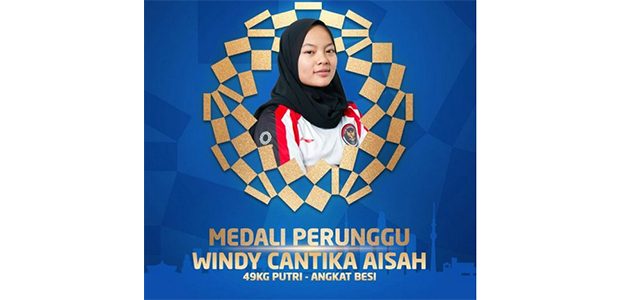 Lifter Windy Cantika Aisah Persembahkan Medali Pertama untuk Indonesia di Olimpiade Tokyo Lifter Windy Cantika Aisah Persembahkan Medali Pertama untuk Indonesia di Olimpiade Tokyo