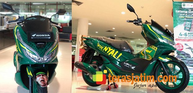 Honda PCX 150 Modif Spesial Edisi Persebaya, Siap Dilelang Honda PCX 150 Modif Spesial Edisi Persebaya, Siap Dilelang
