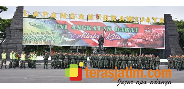 Jelang Kunjungan Presiden, Aparat Keamanan di Surabaya Gelar Apel Pasukan Jelang Kunjungan Presiden, Aparat Keamanan di Surabaya Gelar Apel Pasukan