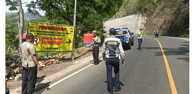 Jelang Nataru, Satlantas Polres Trenggalek Survei Jalan Rawan Bencana Jelang Nataru, Satlantas Polres Trenggalek Survei Jalan Rawan Bencana