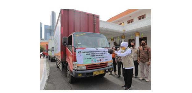 Jelang PSBB di Malang Raya, Pemprov Jatim Kirim Bahan Pangan Untuk Dapur Umum Jelang PSBB di Malang Raya, Pemprov Jatim Kirim Bahan Pangan Untuk Dapur Umum