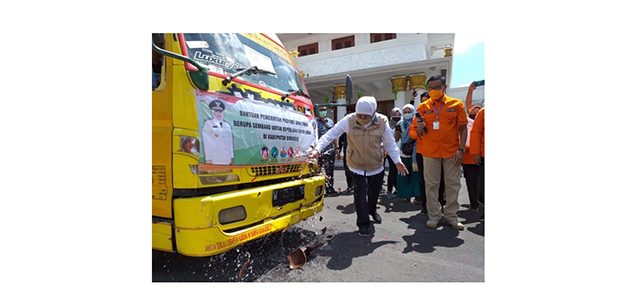 Jelang Penerapan PSBB, Pemprov Jatim Kirim Sembako Untuk Sidoarjo dan Gresik Jelang Penerapan PSBB, Pemprov Jatim Kirim Sembako Untuk Sidoarjo dan Gresik