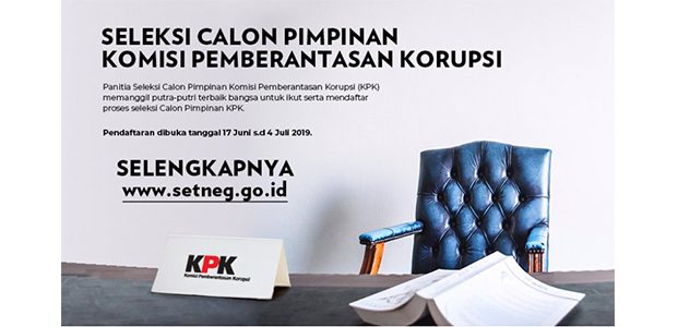 Jelang Penutupan, Sudah 93 Pendaftar Calon Pimpinan KPK Jelang Penutupan, Sudah 93 Pendaftar Calon Pimpinan KPK