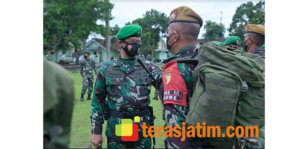 Setelah 11 Bulan Bertugas di Maluku Utara, Pasukan Yonarmed 8/105 Tiba di Jember