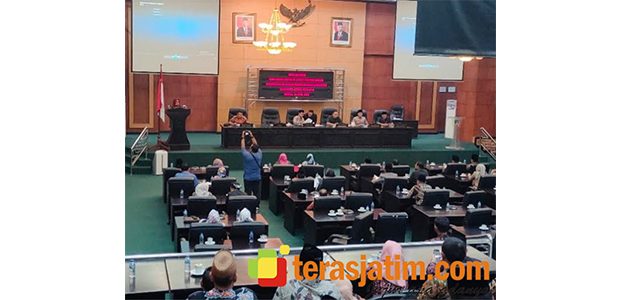 DPRD Jombang Gelar Rapat Paripurna Agenda Penyampaian LKPJ Bupati TA 2022