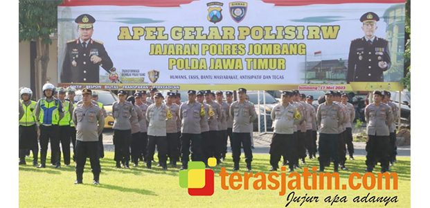 Perkuat Kamtibmas, 569 Polisi di Jombang Disebar ke Tingkat RW