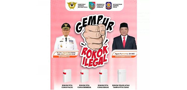 Selama Tahun 2024, Sebanyak 23.540 Batang Rokok Ilegal Disita di Jombang Selama Tahun 2024, Sebanyak 23.540 Batang Rokok Ilegal Disita di Jombang