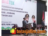 Bupati Jombang Buka Bimtek Peningkatan Kapasitas BPD