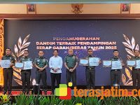 Dandim Jombang Raih Penghargaan Program Serap Gabah Tahun 2025 dari Perum Bulog