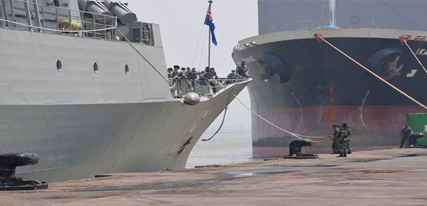 Asops Danlantamal V Lepas Kapal Perang Australia Asops Danlantamal V Lepas Kapal Perang Australia