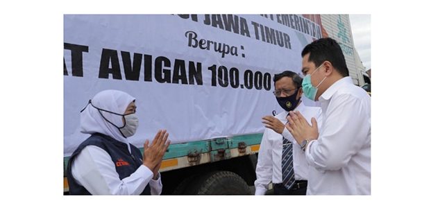 Kementerian BUMN Kembali Beri Bantuan Alat Penanganan Covid-19 di Jatim Kementerian BUMN Kembali Beri Bantuan Alat Penanganan Covid-19 di Jatim