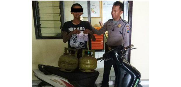 Kepepet Tak Punya Uang, Residivis Maling Motor Kembali Curi Tabung Elpiji Kepepet Tak Punya Uang, Residivis Maling Motor Kembali Curi Tabung Elpiji
