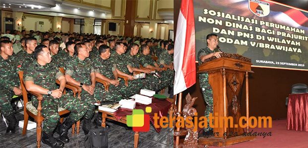Kodam Brawijaya Siapkan Progam Kepemilikan Hunian Bagi Prajurit Kodam Brawijaya Siapkan Progam Kepemilikan Hunian Bagi Prajurit