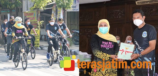 Bangkitkan Ekonomi di Masa Pandemi, Gubernur dan Bupati Yes Gowes Bareng Kunjungi IKM di Lamongan Bangkitkan Ekonomi di Masa Pandemi, Gubernur dan Bupati Yes Gowes Bareng Kunjungi IKM di Lamongan
