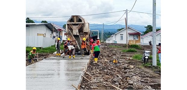 Infrastruktur di Tempat Relokasi Korban Semeru di Desa Sumbermujur Lumajang, Sudah Mulai Dibangun