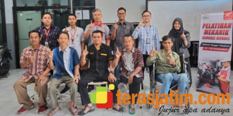 Dukung Wirausaha Bengkel, MPM Honda Jatim Beri Pelatihan Mekanik Penyandang Disabilitas
