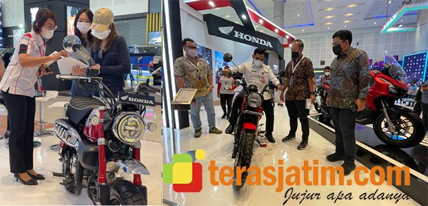 GIIAS Surabaya 2022, MPM Honda Jatim Hadirkan Motor Baru Honda ST125 Dax dan New Honda ADV160
