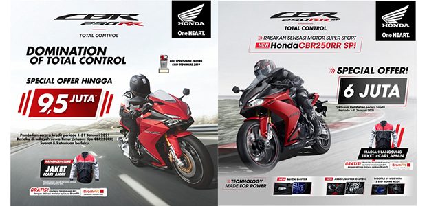 Cashback Hingga Jutaan Rupiah Untuk Pembelian Motor Sport Honda Cashback Hingga Jutaan Rupiah Untuk Pembelian Motor Sport Honda