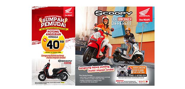 Promo Sumpah Pemuda, MPM Honda Jatim Berikan Potongan Angsuran Untuk Pembelian Honda Scoopy Promo Sumpah Pemuda, MPM Honda Jatim Berikan Potongan Angsuran Untuk Pembelian Honda Scoopy