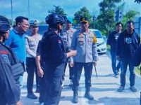 Ada Paket Misterius di Exit Tol Dumpil, Polres Madiun Turunkan Tim Gegana